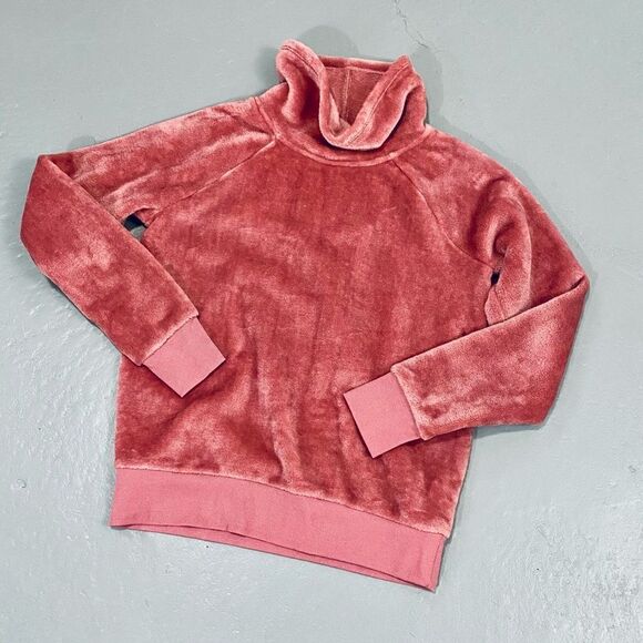 GAIAM | Dusty Pink Cowlneck Fleece Sweatshirt - Picture 2 of 11